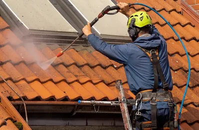 Démoussage et hydrofuge de toiture à Albé